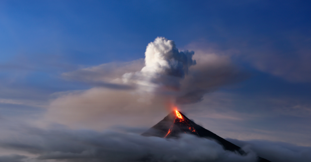 volcano eruption stuck in airport